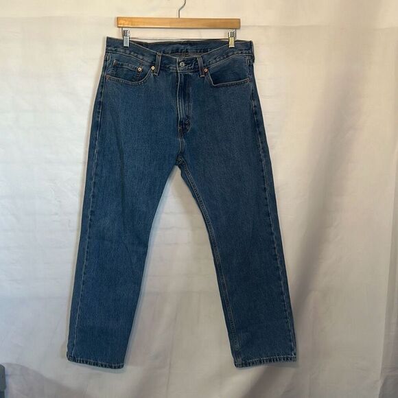 Levi’s Mens 505 Straight Leg Jeans size 36x30 - Picture 1 of 9